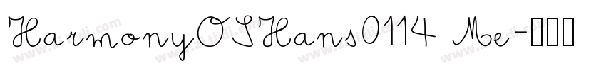 HarmonyOSHans0114 Me字体转换